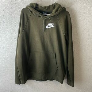 Nike Men's Sweater Gym Athletic Hoodie Sweatshirt Pullover Sz L Green Unisex